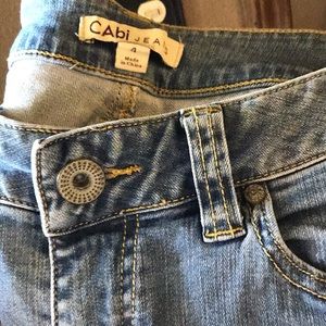 3 pair CAbi Jeans/Capri